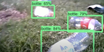 Cloud Computed Machine Learning Based Real-Time Litter Detection using Micro-UAV Surveillance